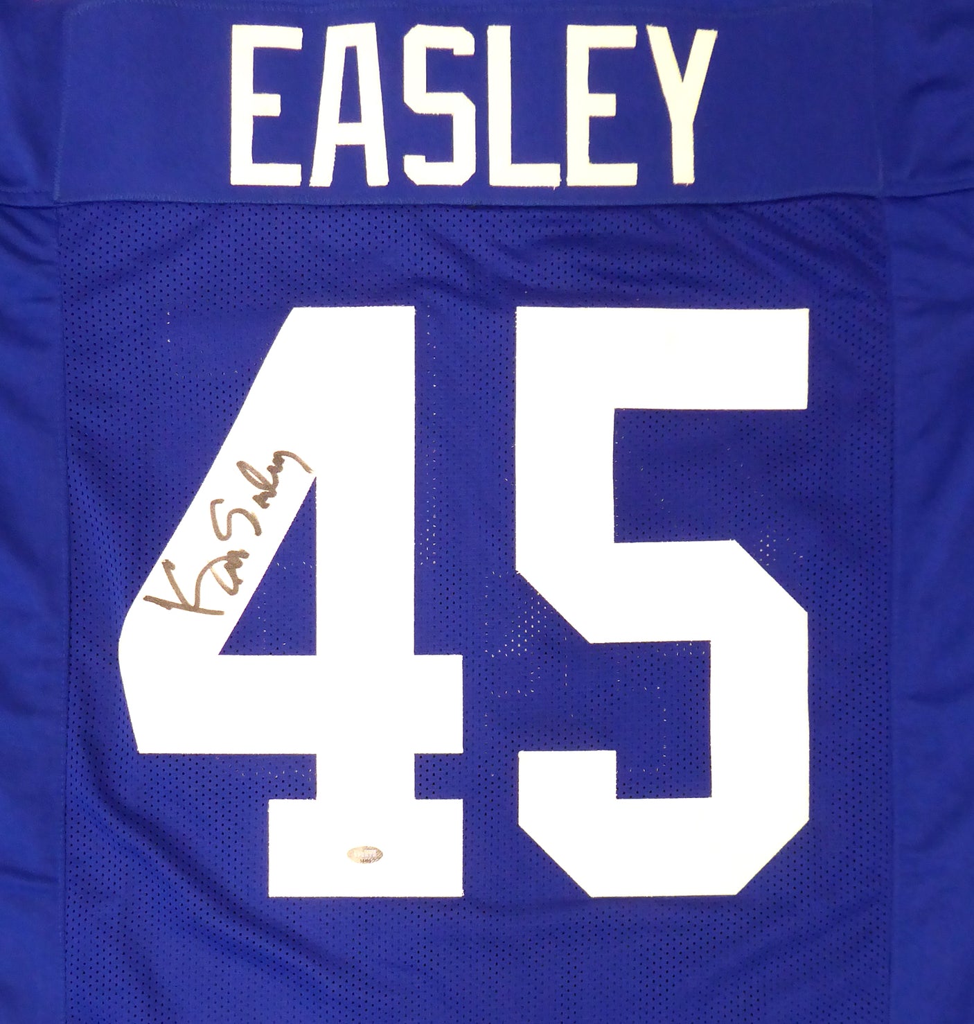 Seattle Seahawks Kenny Easley Autographed Blue Jersey MCS Holo Stock #165117