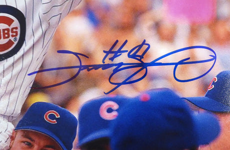 Sammy Sosa Autographed 11x14 Photo Chicago Cubs Beckett BAS Stock #177688