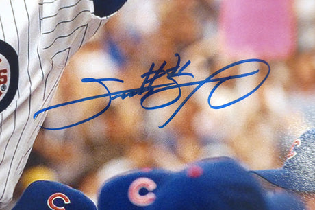 Sammy Sosa Autographed 16x20 Photo Chicago Cubs Beckett BAS Stock #177693