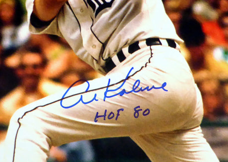 Al Kaline Autographed 16x20 Photo Detroit Tigers "HOF 80" PSA/DNA Stock #16447