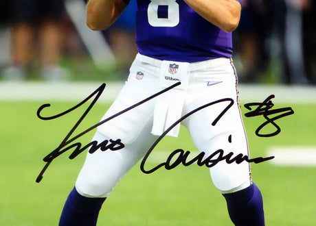 Kirk Cousins Autographed 16x20 Photo Minnesota Vikings Beckett BAS Stock #147617