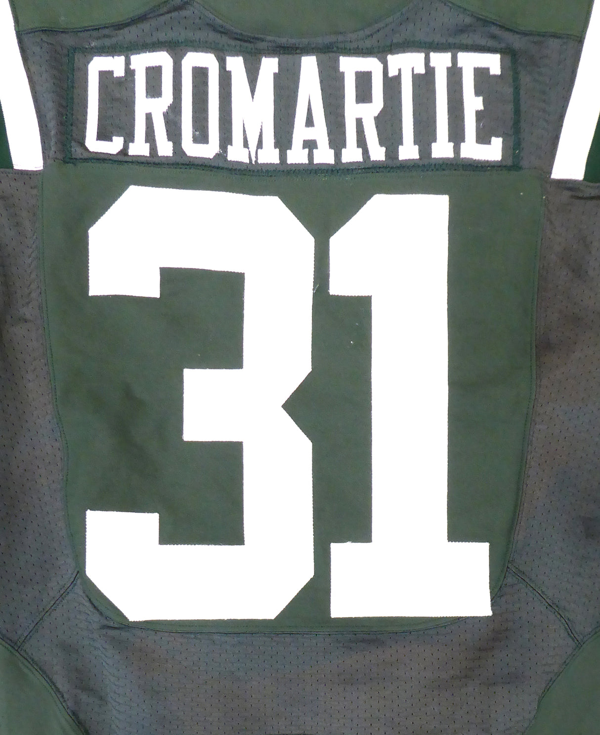 New York Jets Antonio Cromartie 2013 Game Used Green Nike Jersey Unsigned SKU #181176