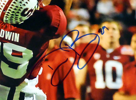 Doug Baldwin Autographed 16x20 Photo Stanford Cardinal MCS Holo Stock #45808