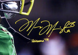 Marcus Mariota Autographed 16x20 Photo Oregon Ducks "Heisman '14" MM Holo Stock #89882