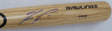 Ronald Acuna Jr. Autographed Blonde Rawlings Baseball Bat Atlanta Braves Beckett BAS Stock #181315