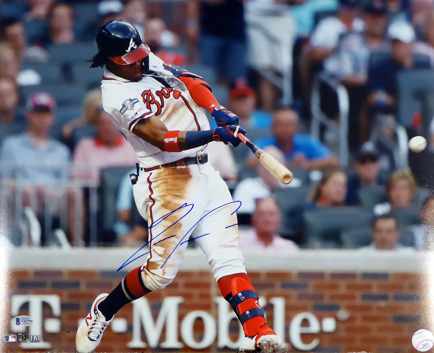 Ronald Acuna Jr. Autographed 16x20 Photo Atlanta Braves Beckett BAS Stock #181326