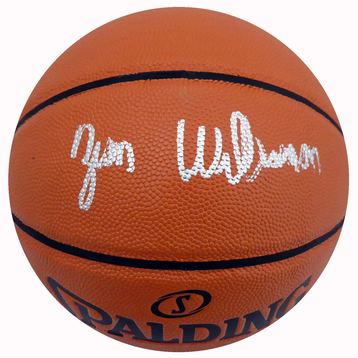 Zion Williamson Autographed Official Spalding I/O Basketball New Orleans Pelicans Fanatics Holo Stock #185089