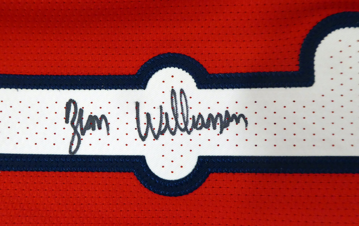 New Orleans Pelicans Zion Williamson Autographed Authentic Red Nike Jersey Size 48 Fanatics Holo Stock #185353