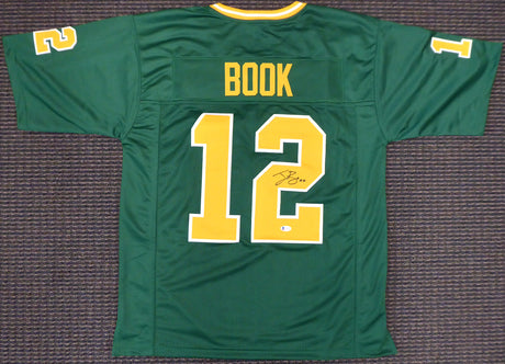 Notre Dame Fighting Irish Ian Book Autographed Green Jersey Beckett BAS Stock #192453