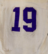 Washington Huskies Bill Early Circa 1949-1951 Game Used White Jersey Unsigned SKU #193839