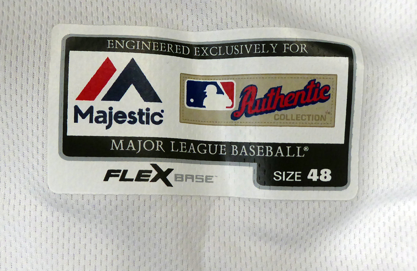 Miami Marlins Ichiro Suzuki Autographed Authentic White Majestic Flex Base Jersey (Stain) Size 48 IS Holo #201885