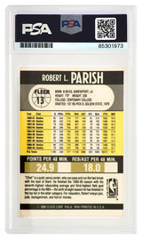 Robert Parish Signed Celtics 1990-91 Fleer Basketball Card #13 w/HOF'03 - (PSA Encapsulated)