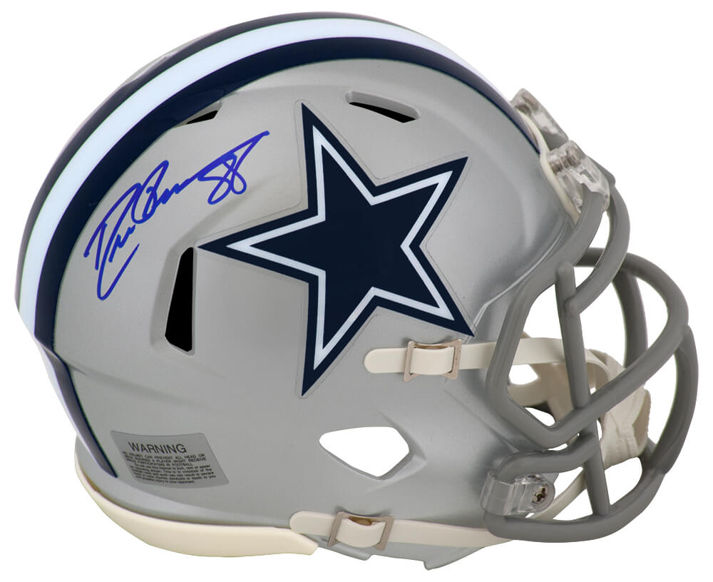 Drew Pearson Signed Dallas Cowboys Riddell Speed Mini Helmet