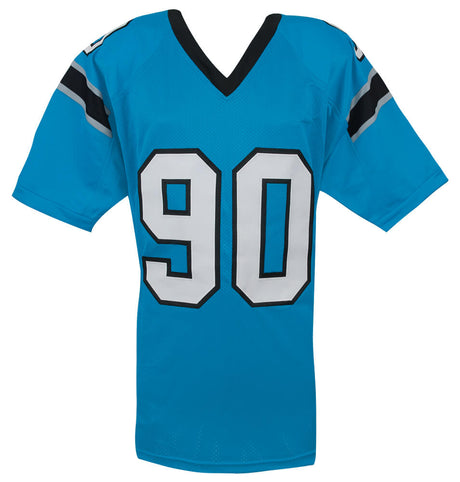 Julius Peppers Signed Teal Custom Football Jersey