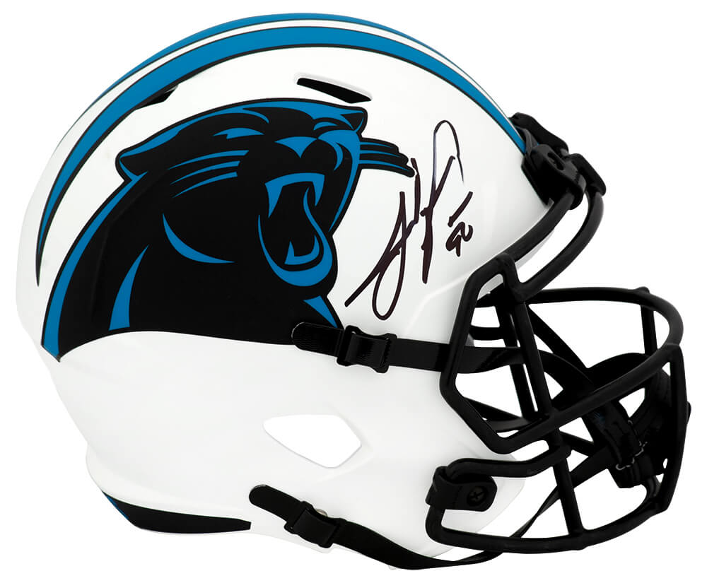 Julius Peppers Signed Carolina Panthers Lunar Eclipse Riddell Full Size Speed Replica Helmet