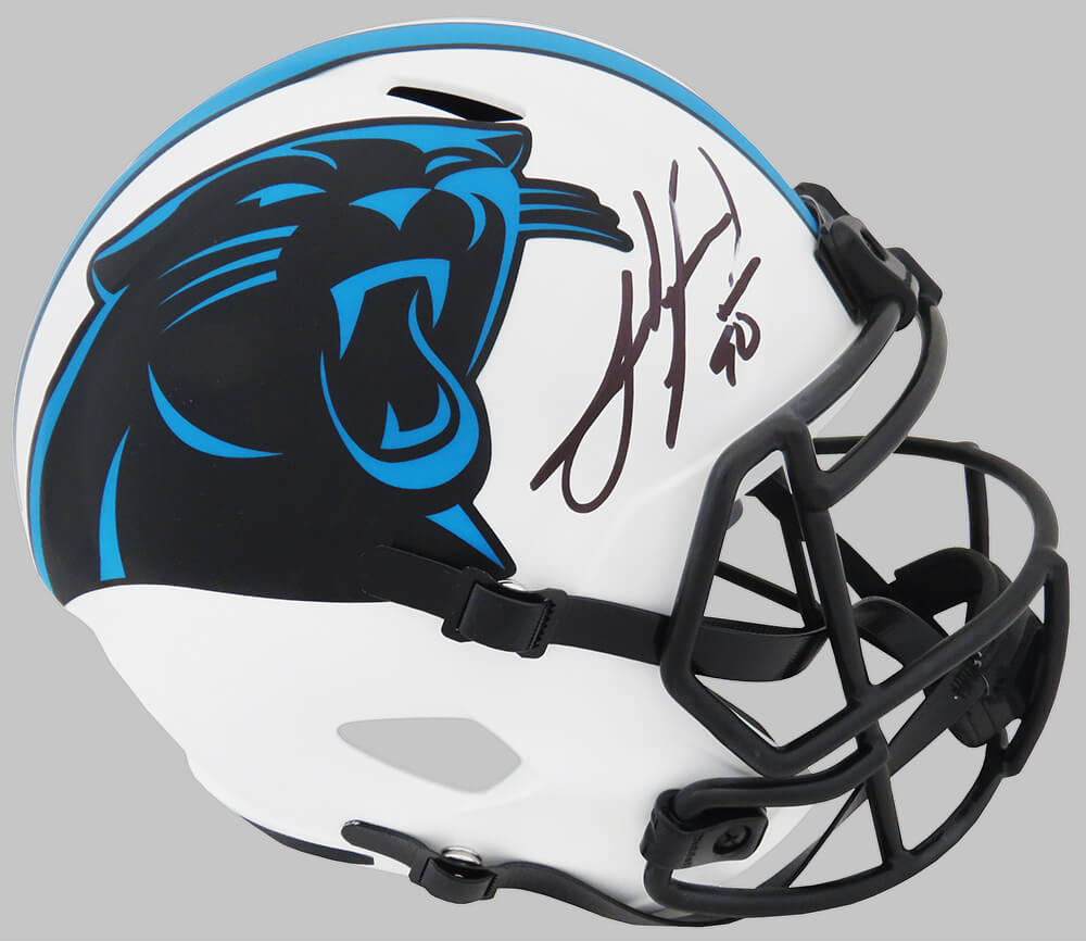 Julius Peppers Signed Carolina Panthers Lunar Eclipse Riddell Full Size Speed Replica Helmet