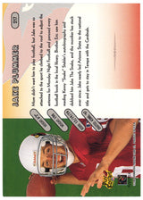 Jake Plummer Signed Arizona Cardinals 1997 Donruss Rookie Football Trading Card #217 w/Snake