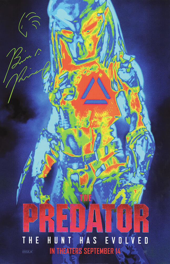 Brian Prince Jr Signed The Predator 11x17 Movie Poster