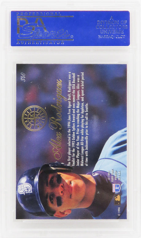 Alex Rodriguez (Seattle Mariners) 1994 Flair Baseball #340 RC Rookie Card - PSA 10 GEM MINT