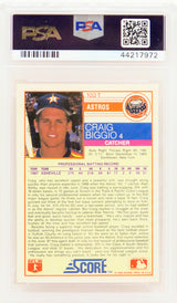 Craig Biggio (Houston Astros) 1988 Score Traded Baseball #103T RC Rookie Card - PSA 10 GEM MINT