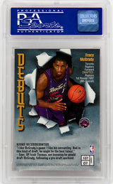 Tracy McGrady (Toronto Raptors) 1997 Topps Finest Basketball #107 RC Rookie Card - PSA 10 GEM MINT