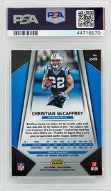 Christian McCaffrey (Carolina Panthers) 2017 Panini Prizm Football #249 Prizm RC Rookie Card - PSA 10 GEM MINT