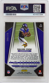 Dalvin Cook (Minnesota Vikings) 2017 Panini Prizm Football #231 Orange Prizm RC Card (#/275) - PSA 10 GEM MINT