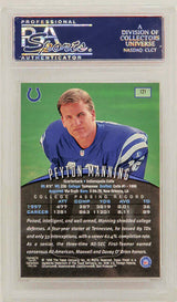 Peyton Manning (Indianapolis Colts) 1998 Topps Finest Football #121 RC Rookie Card - PSA 10 GEM MINT