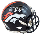 Broncos Rod Smith Authentic Signed Speed Mini Helmet W/ Case BAS Witnessed