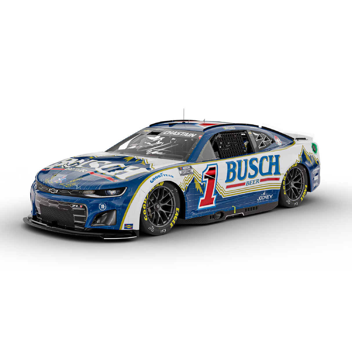 PRE-ORDER Ross Chastain Signed 2024 Busch Beer 1:24 Retro Diecast (COA)