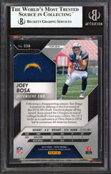 Chargers Joey Bosa Authentic Signed 2016 Panini Prizm #228 RC Card BAS Slabbed