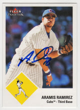 Aramis Ramirez Signed Chicago Cubs 2003 Fleer Tradition Update Baseball Card #78