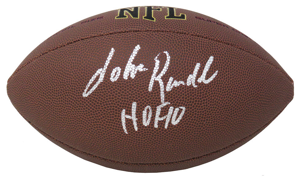 John Randle Signed Wilson Super Grip Full Size NFL Football w/HOF'10