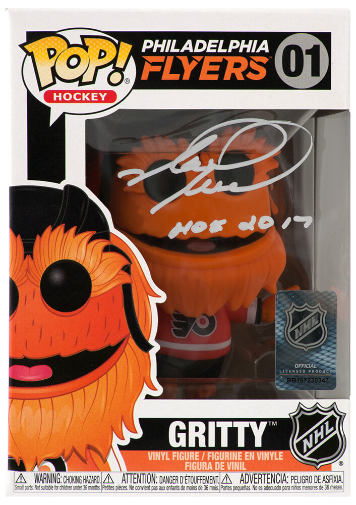 Mark Recchi Signed Philadelphia Flyers Gritty NHL Mascot Funko Pop Doll #01 w/HOF 2017