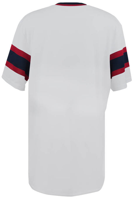 Jerry Reinsdorf Signed Chicago White Sox 1980's Style Throwback Majestic Cooperstown Collection White Jersey