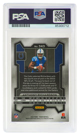 Anthony Richardson Signed Colts 2023 Panini Prizm Rookie Football Card #343 (PSA Encapsulated - Auto Grade 10)