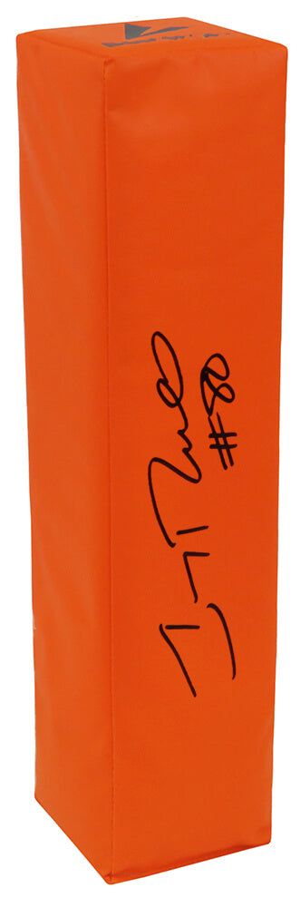 Jerry Rice Signed BSN Orange Football Endzone Pylon (Fanatics)