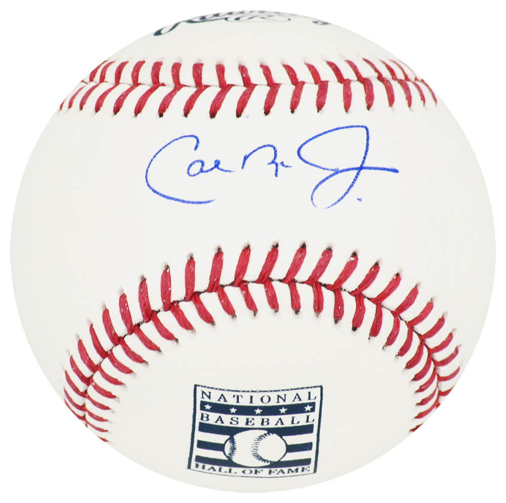 Cal Ripken Jr. Signed Rawlings Hall of Fame Logo MLB Baseball - (Fanatics)