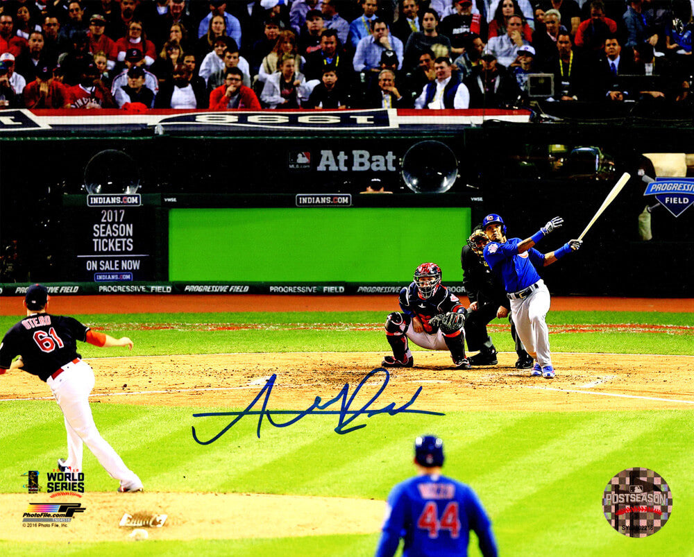 Addison Russell Signed Chicago Cubs 2016 World Series Game 6 Grand Slam 8x10 Photo