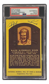 Ralph Kiner Signed 4x6 Pittsburgh Pirates HOF Plaque Card PSA/DNA 85027895 - Sports Integrity