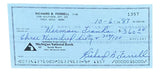 Rick Ferrell Boston Red Sox Signed Bank Check #1357 BAS - Sports Integrity