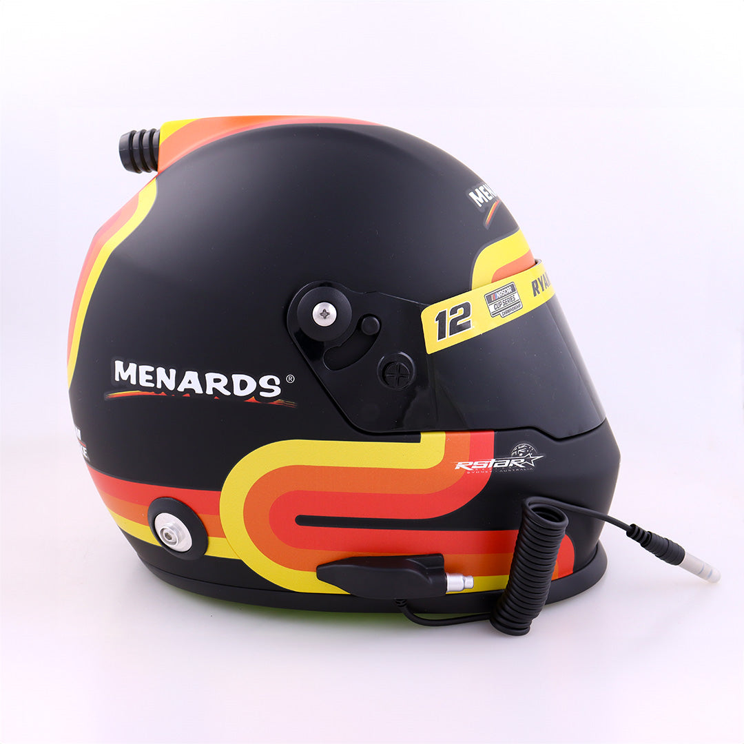 Ryan Blaney Autographed NASCAR Menards Full-Size Helmet w/ COA