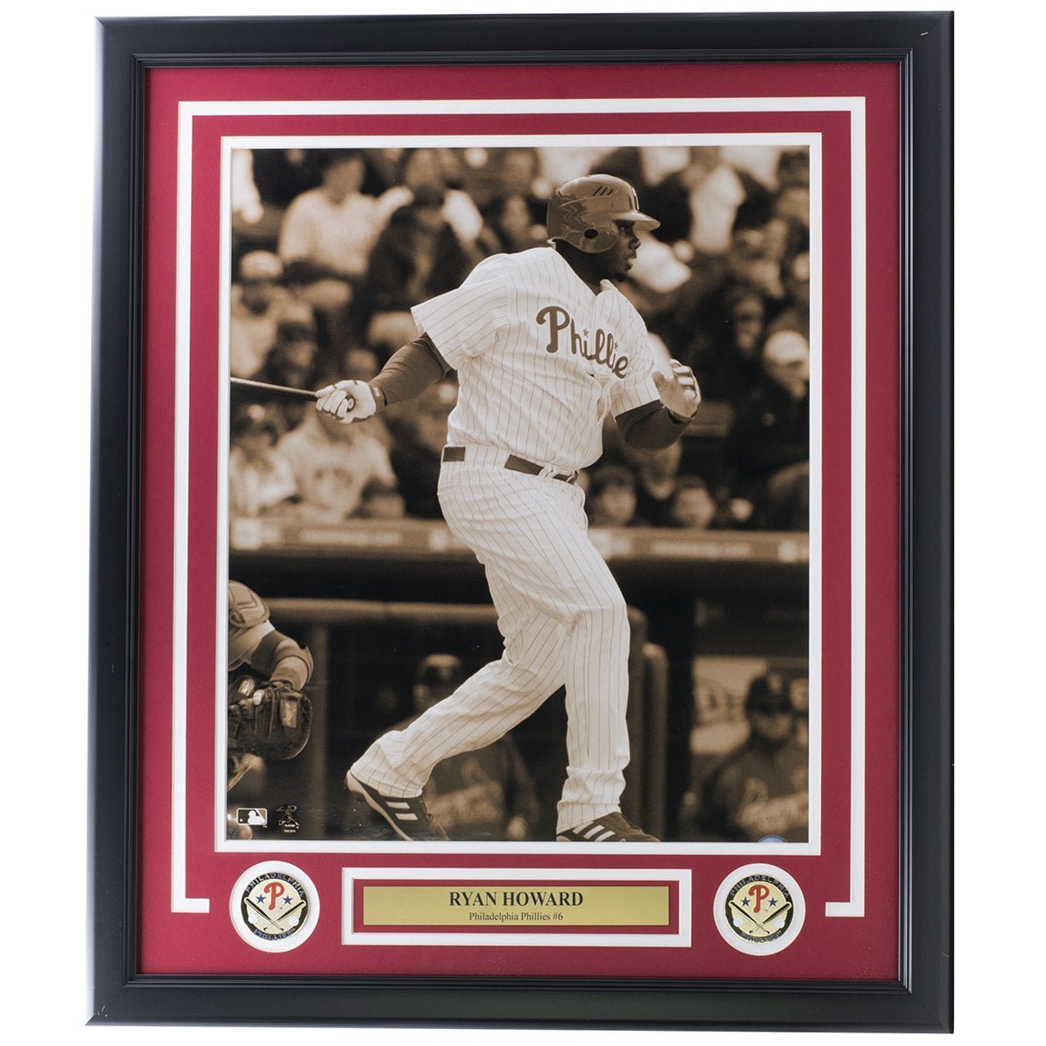 Ryan Howard Framed 16x20 Philadelphia Phillies Baseball Photo - Sports Integrity