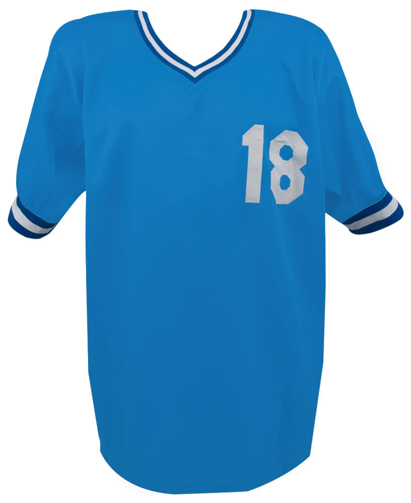 Bret Saberhagen Signed Powder Blue Throwback Custom Baseball Jersey