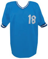 Bret Saberhagen Signed Powder Blue Throwback Custom Baseball Jersey