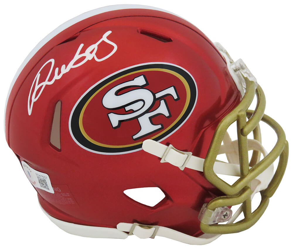 Deebo Samuel Signed San Francisco 49ers FLASH Riddell Speed Mini Helmet (Beckett)