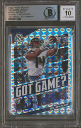 Seahawks DK Metcalf Signed 2020 Panini Mosaic Got Game #4 Card Auto 10! BAS Slab