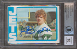 Redskins John Riggins Signed 1972 Topps #13 Card Auto Graded Mint 10! BAS Slab