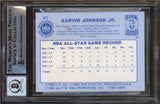 Lakers Magic Johnson Signed 1984 Star All Star Game #21 Card Auto 10! BAS Slab