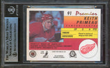 Red Wings Keith Primeau Signed 1990 O-Pee-Chee Premier #91 Card BAS Slabbed